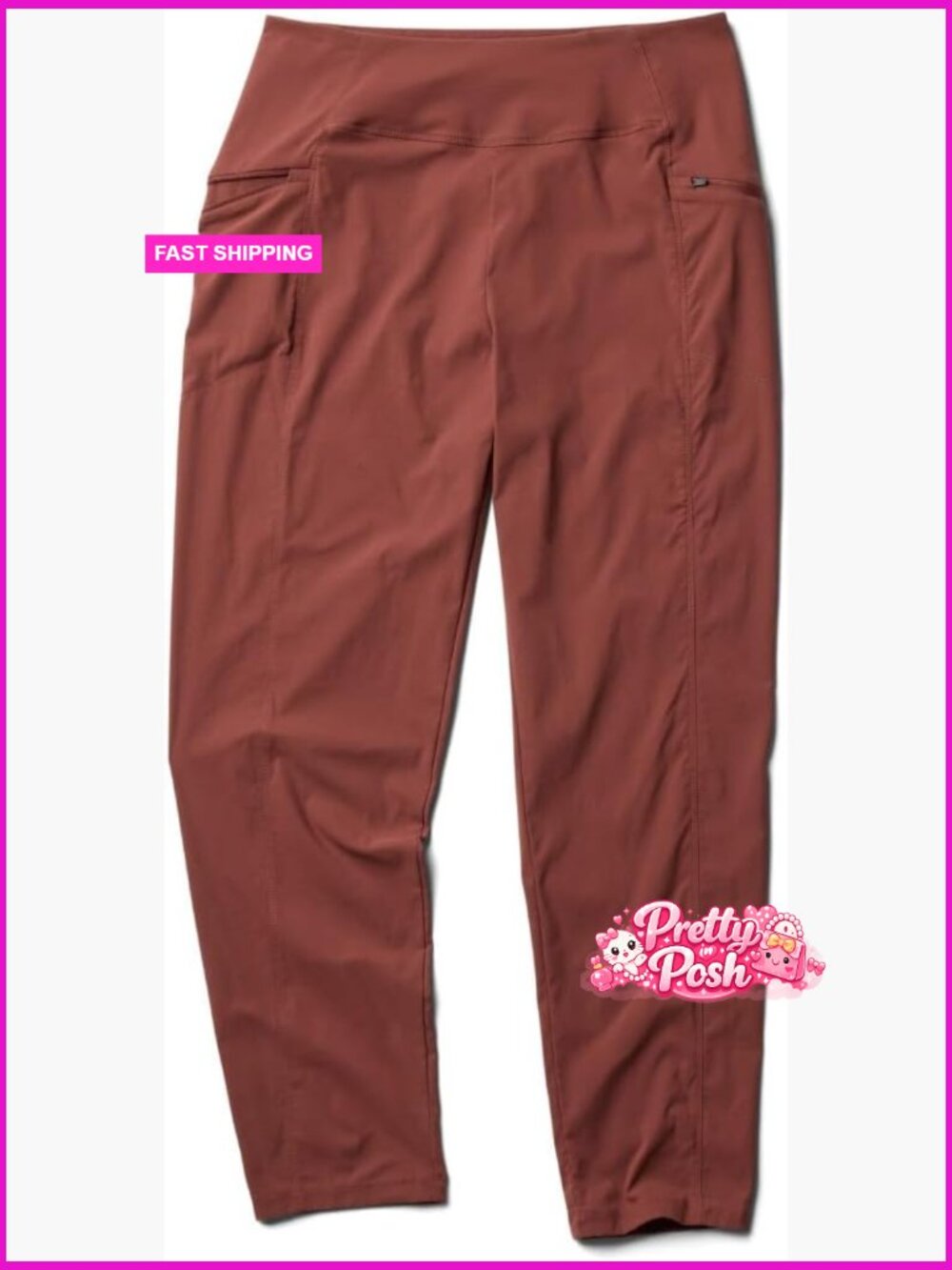 High Rise Ankle Pants for Hiking and Outdoor Recreation